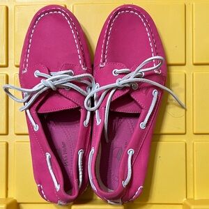 Maui Island Pink Boat Shoes